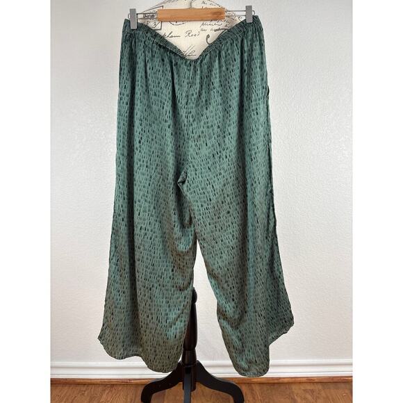 B12 Eileen Fisher Nori Silk  Pants Set Womens M/L Minimalist  Lounge Lazy Luxury - Picture 10 of 14